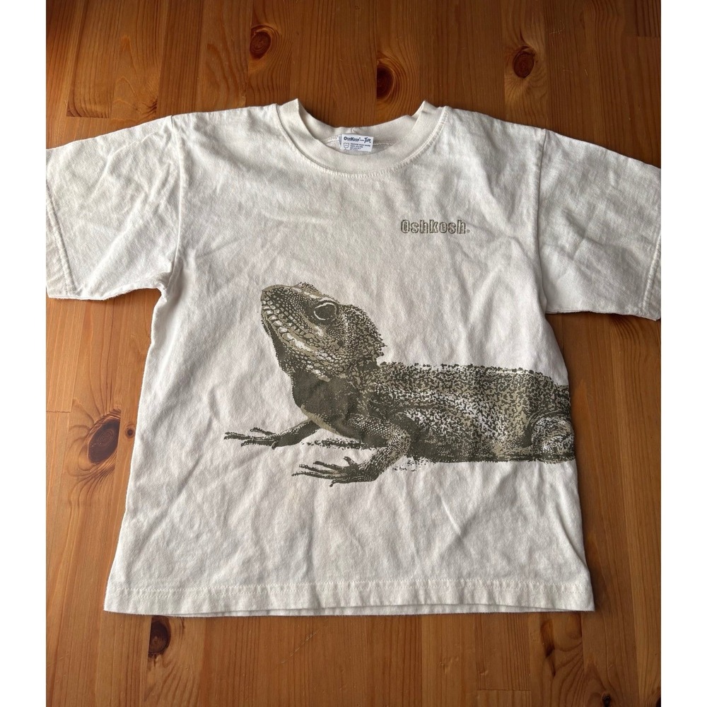 Kids' Vintage OshKosh Iguana Graphic Tee Size 7X‎